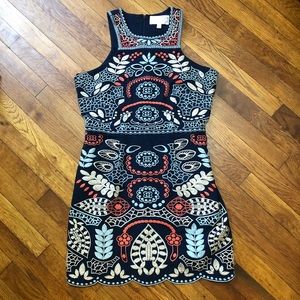 Above the knee embroidered dress
